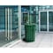 Alpine Industries 38 gal Round Outdoor Can, Green, Galvanized Steel, 27 in ALP479-38-1-GRN - alternate 6